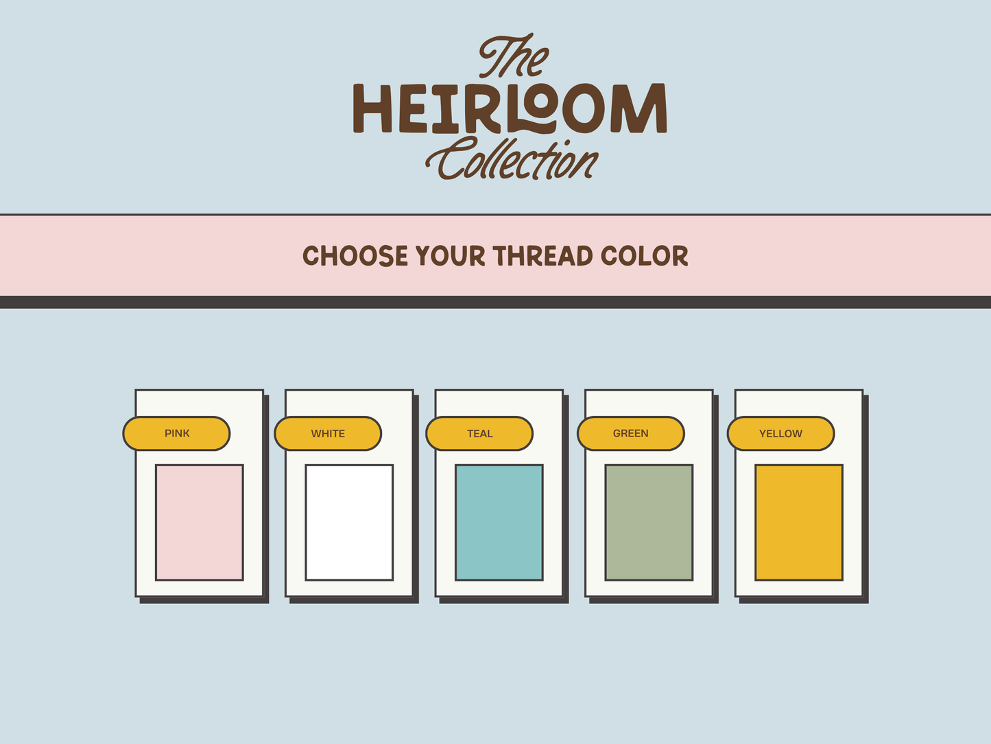 The Heirloom Collection - Drawstring Vanity Bucket
