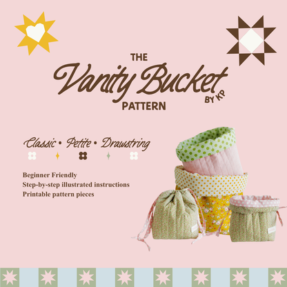 The Vanity Bucket Sewing Pattern