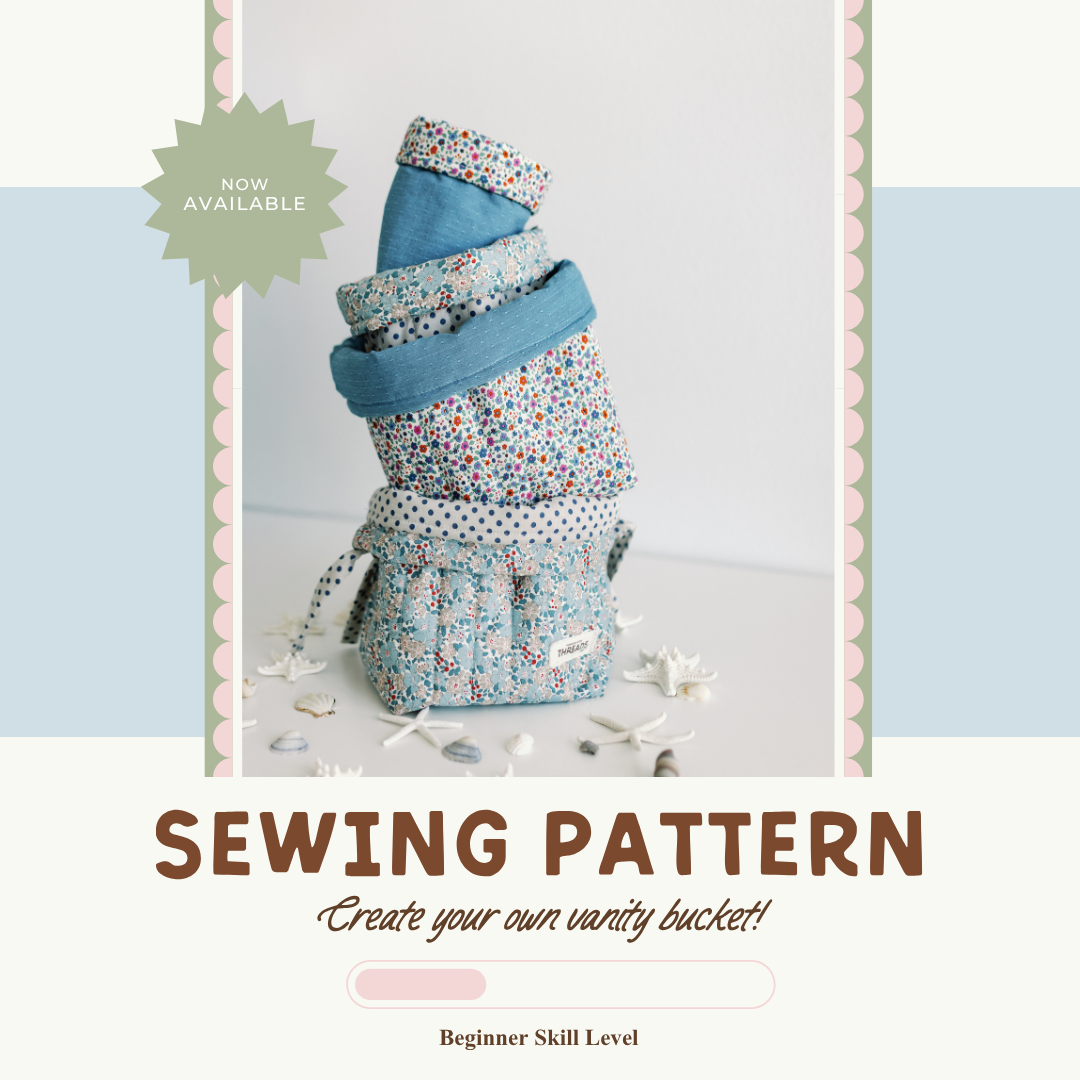 The Vanity Bucket Sewing Pattern