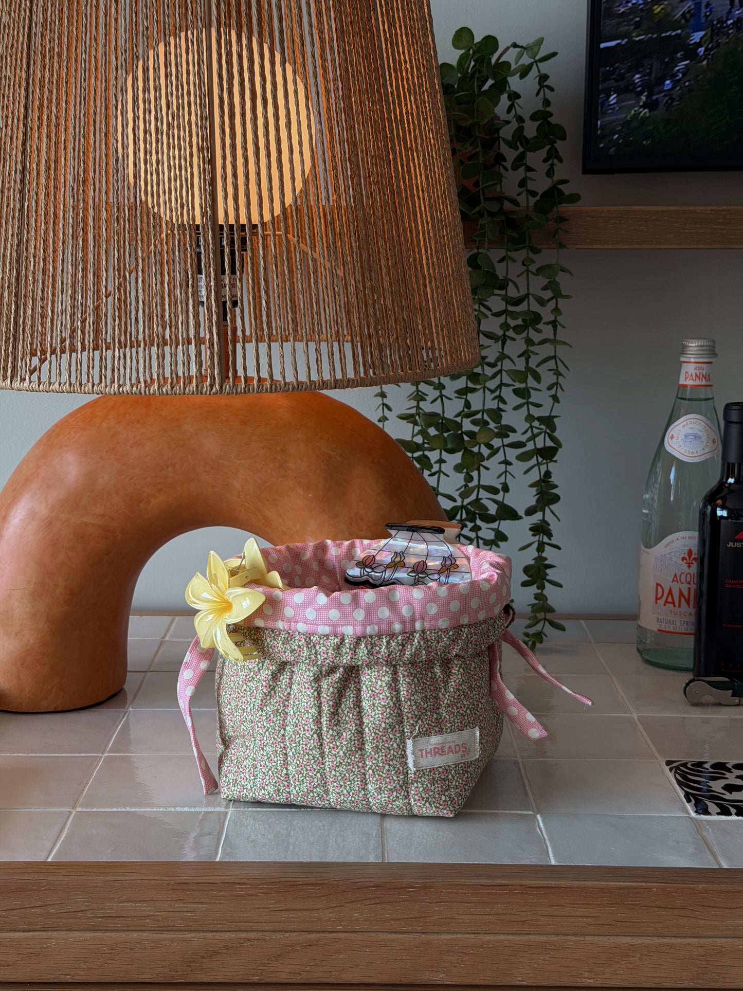 The Heirloom Collection - Drawstring Vanity Bucket