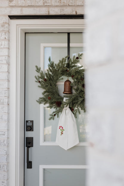 The Holiday Wreath Sash - Candy Cane