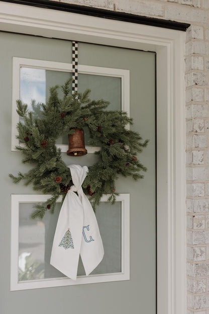 The Holiday Wreath Sash - Traditional Tree