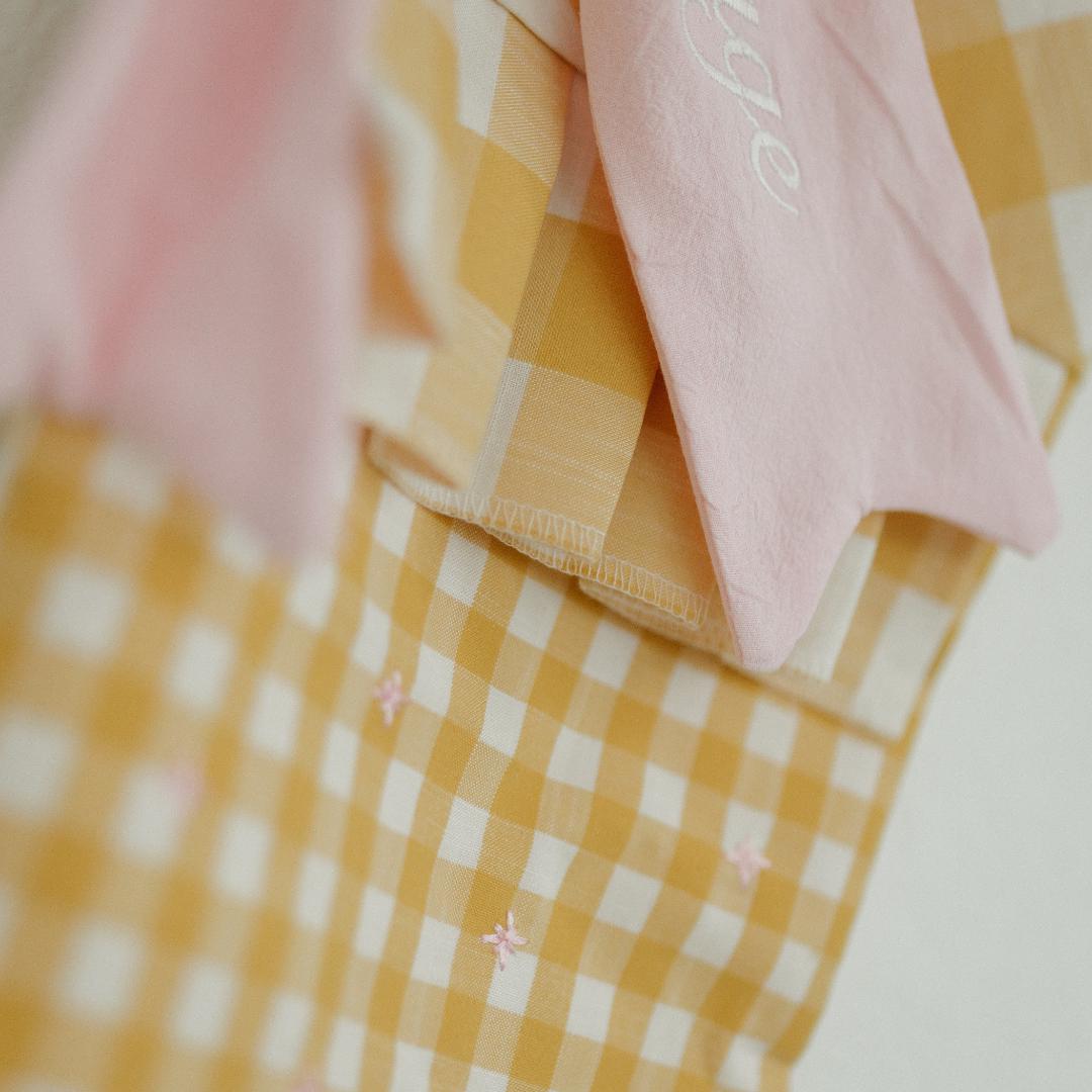 The Gingham Bow Holiday Stocking