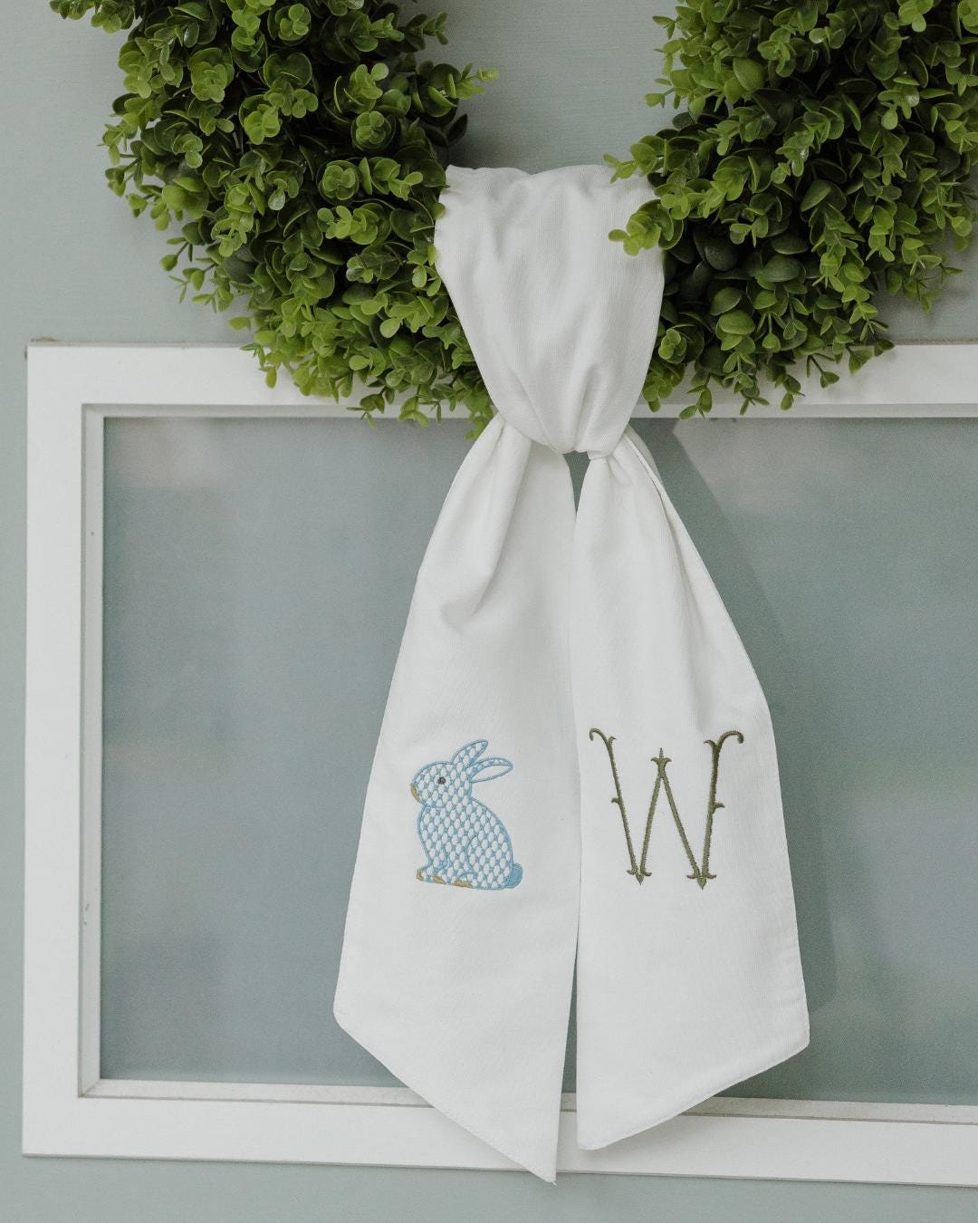 The Spring Wreath Sash