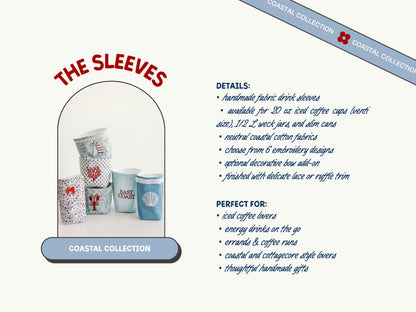 The Coastal Collection - Drink Sleeves