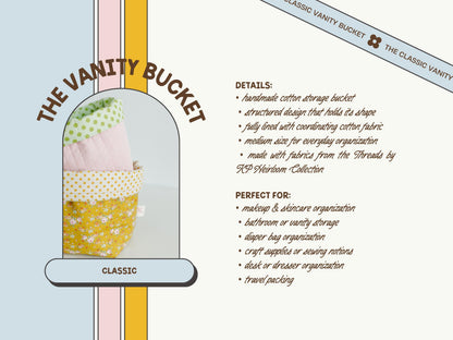 The Heirloom Collection - Classic Vanity Bucket