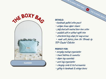 The Coastal Collection - Classic Boxy Bag