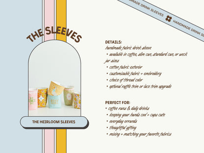 The Heirloom Collection - Drink Sleeves